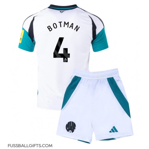 Newcastle United Sven Botman #4 Fußballbekleidung 3rd trikot Kinder 2024-25 Kurzarm (+ kurze hosen)